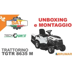 Trattorino tagliaerba a scoppio TECKGARD TGTR 8635M 352 CC