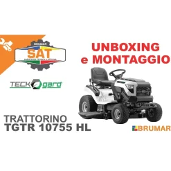 Trattorino tagliaerba a scoppio TECKGARD TGTR 10755HL