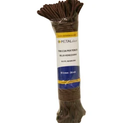 Treccia veneziana marrone ø 3 mm 20 mt