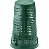 Trespolo portarifiuti con coperchio Stefanplast 100 l verde