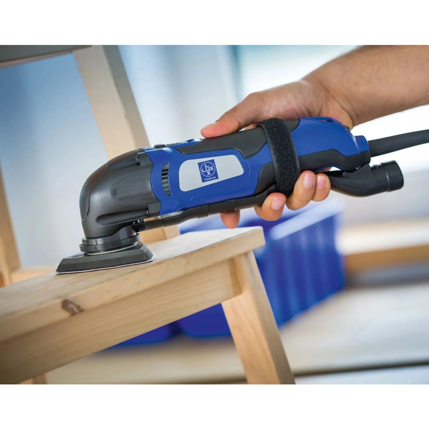 Triangoli abrasivi adesivi per levigatrice triangolare LUX-TOOLS 96 mm