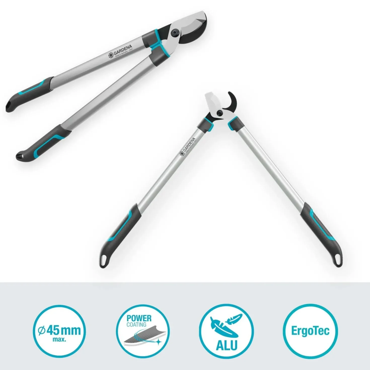 Troncarami Gardena EasyCut L taglio bypass fino a Ø 45 mm L 68 cm