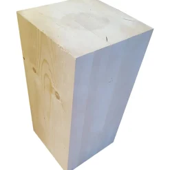 Tronchetto quadro in abete lamellare 25x50 cm