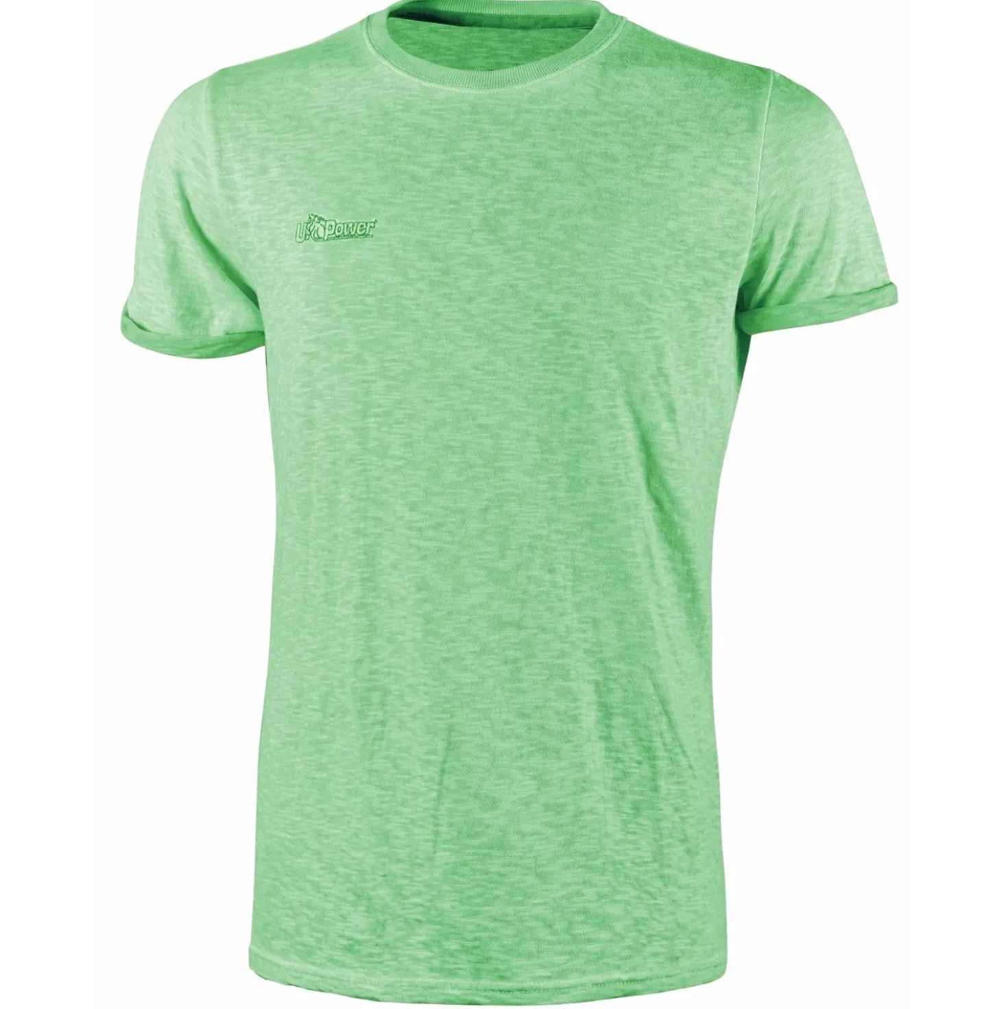 T-shirt da lavoro slim fit verde tg. L