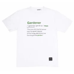 T-shirt unisex Verdemax Gardener bianco XS