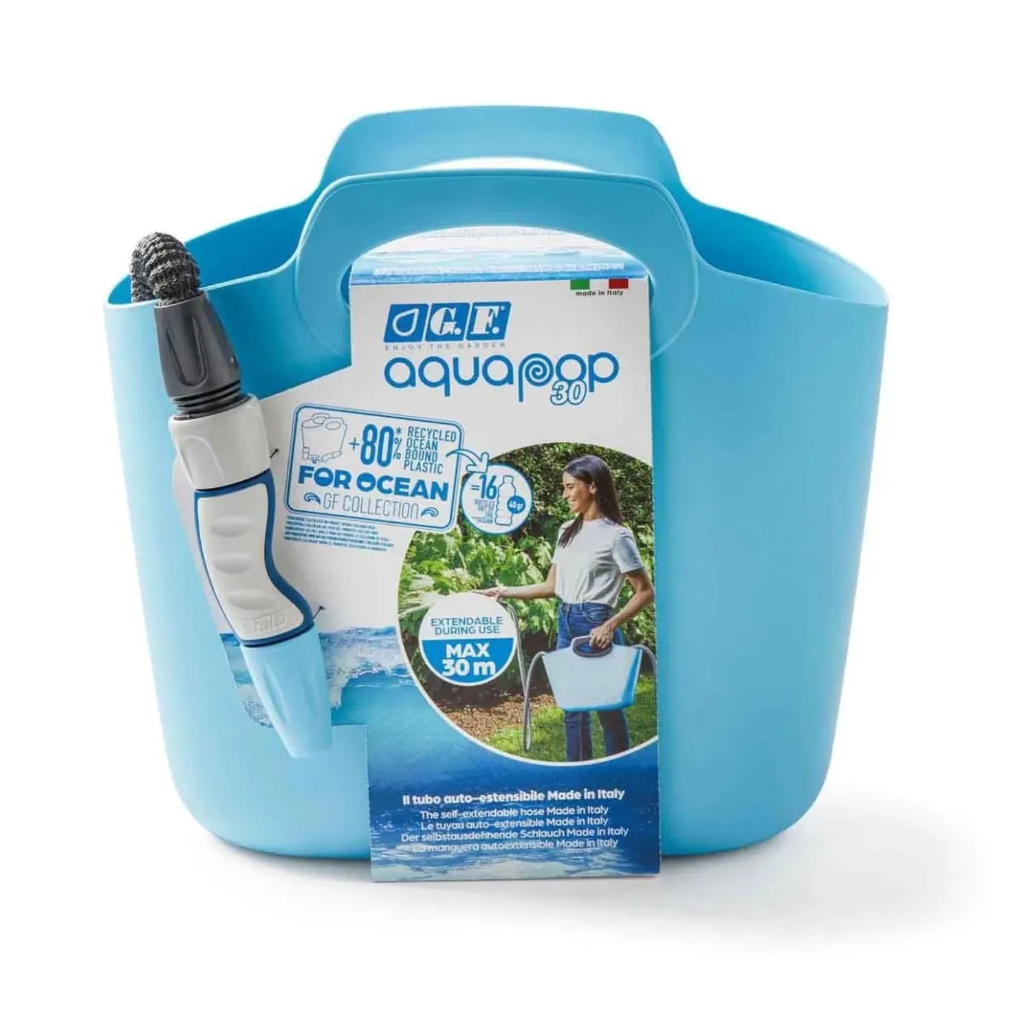 Tubo auto-estensibile 30 m con Kit Aquapop G.F. For Ocean