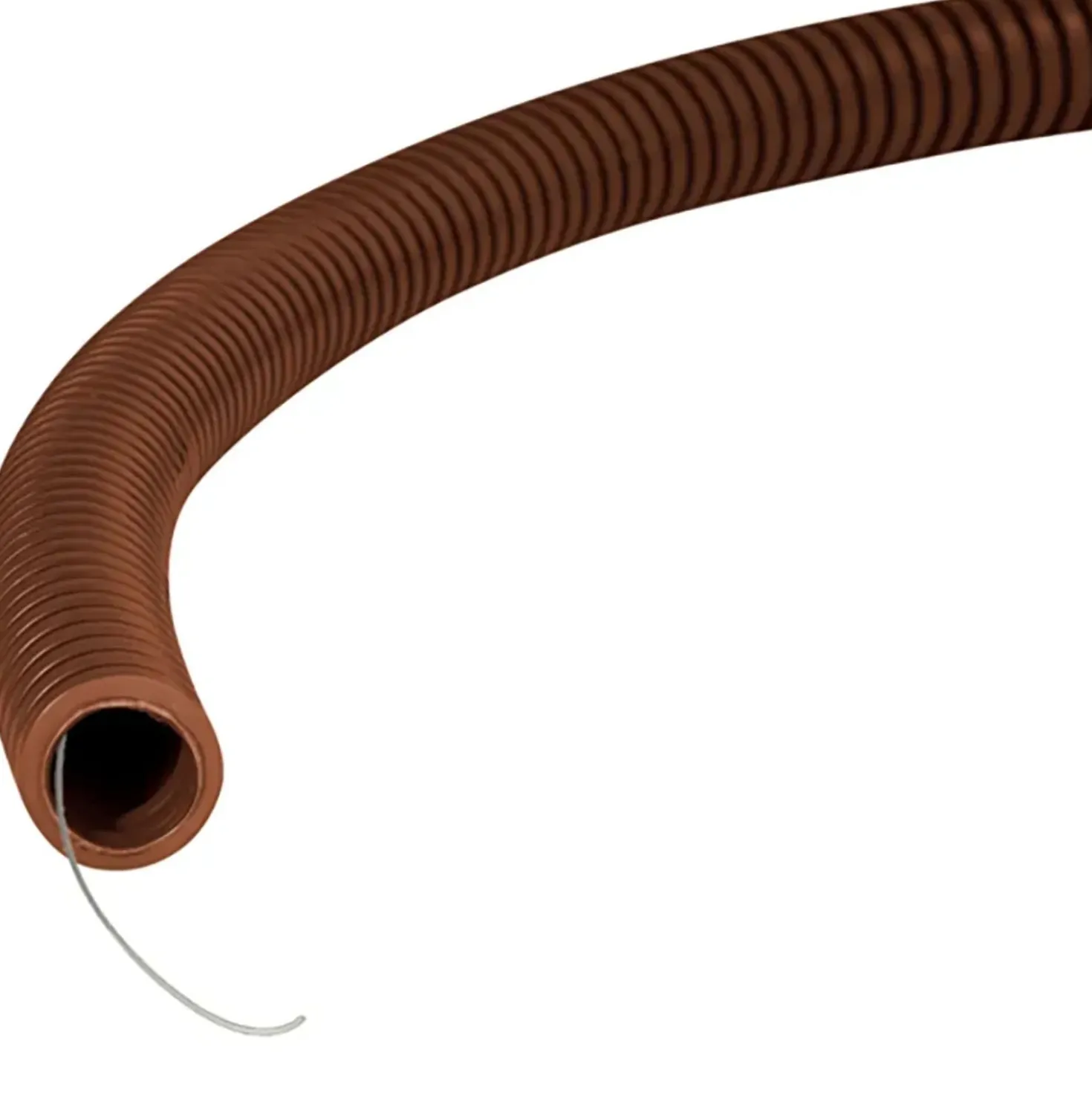 Tubo corrugato Ø 25 mm L 25 metri marrone
