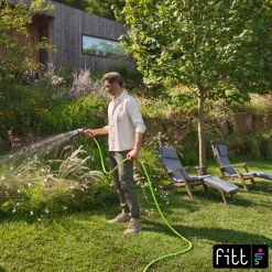 Tubo di irrigazione estensibile FITT KIUMA 15 m x Ø 13 mm lime