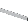 Tubo guardaroba a sezione ovale 1200 mm acciaio argento-grigio