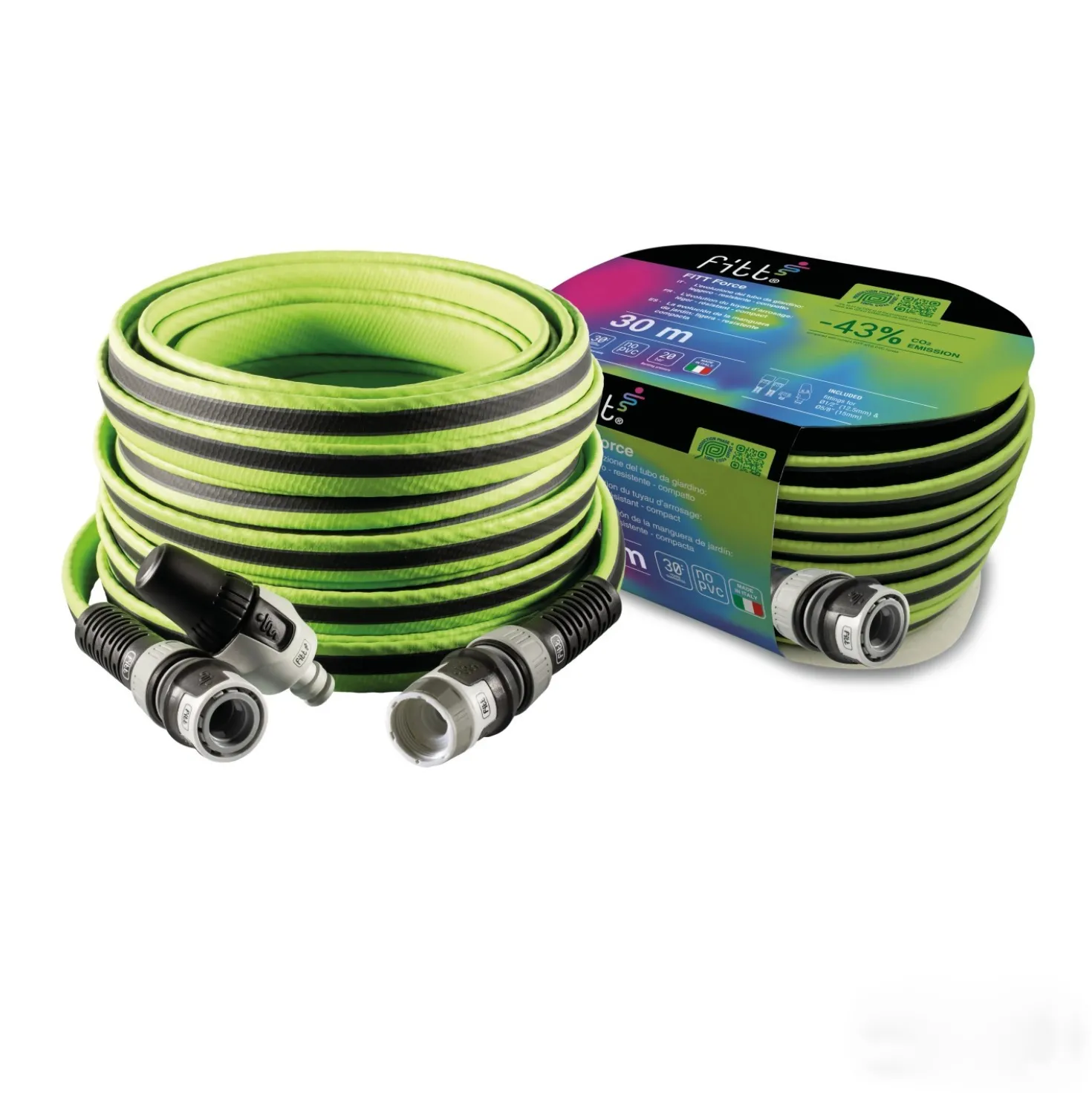 Tubo irrigazione FITT FORCE 30 m x Ø 12,5 mm lime