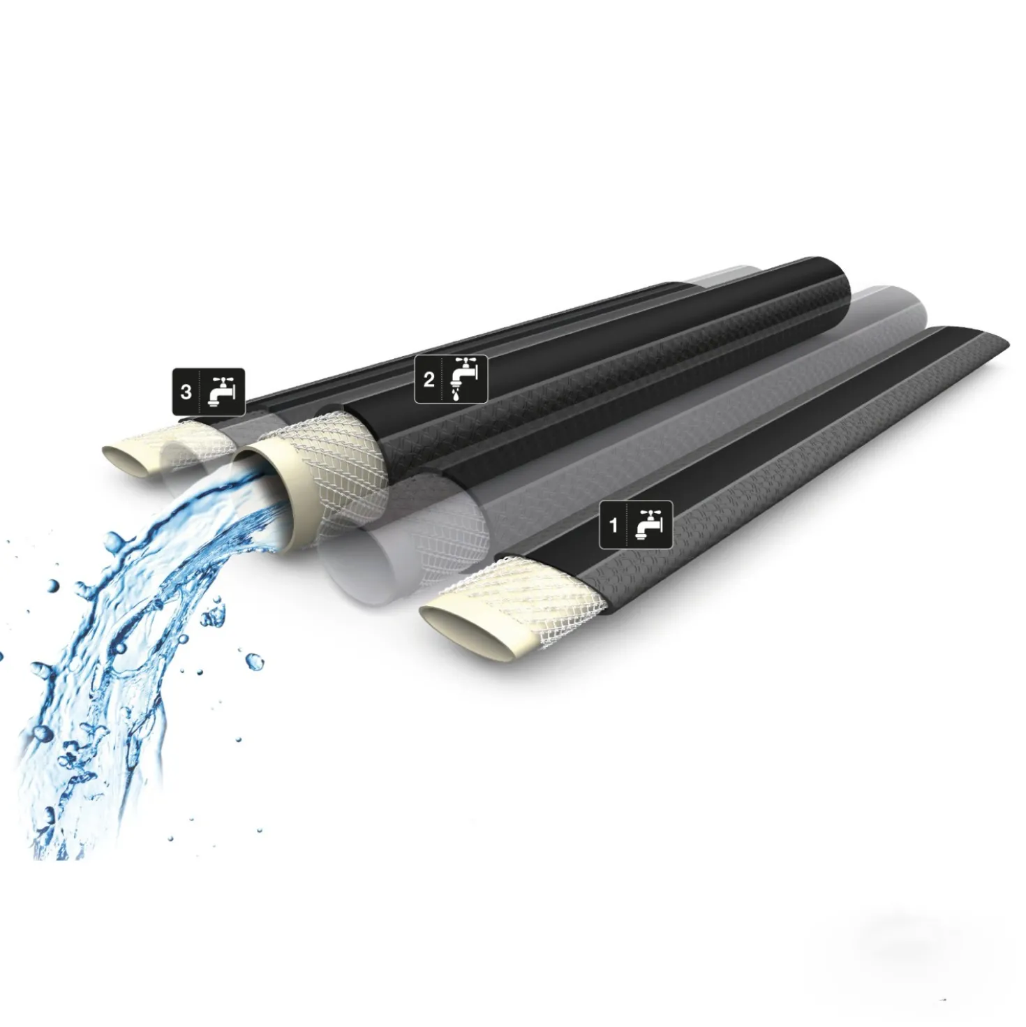 Tubo irrigazione FITT FORCE 30 m x Ø 12,5 mm lime