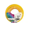 Tubo irrigazione rinforzato in maglia con spirale 25 m x Ø 15 mm giallo-rosso