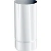 Tubo l.250 mm d.130 smaltato bianco sp.0,7 mm