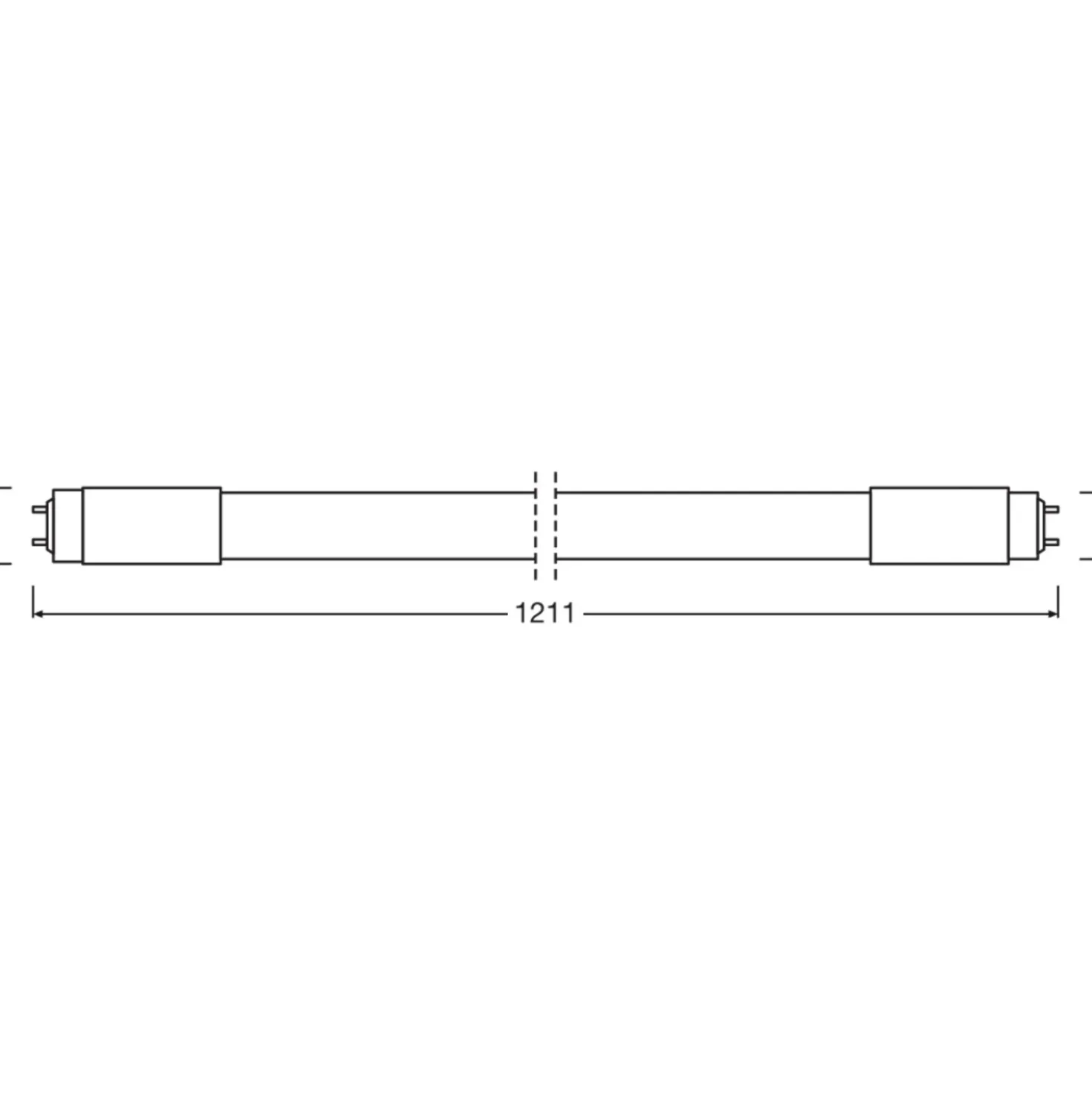 Tubo LED Osram T8 36 UN 1200 mm 18 W 2000 lm 6500 K