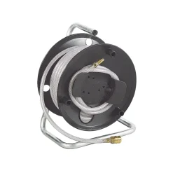 Tubo per aria compressore in PVC armato Ø 6x11 20 m con arrotolatore