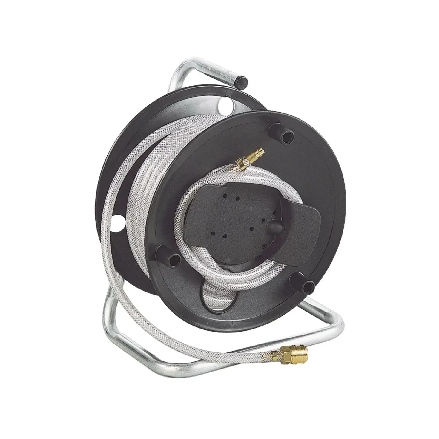Tubo per aria compressore in PVC armato Ø 6x11 20 m con arrotolatore