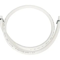 Tubo per gas metano Ø 13 mm 1,5 m con fascette