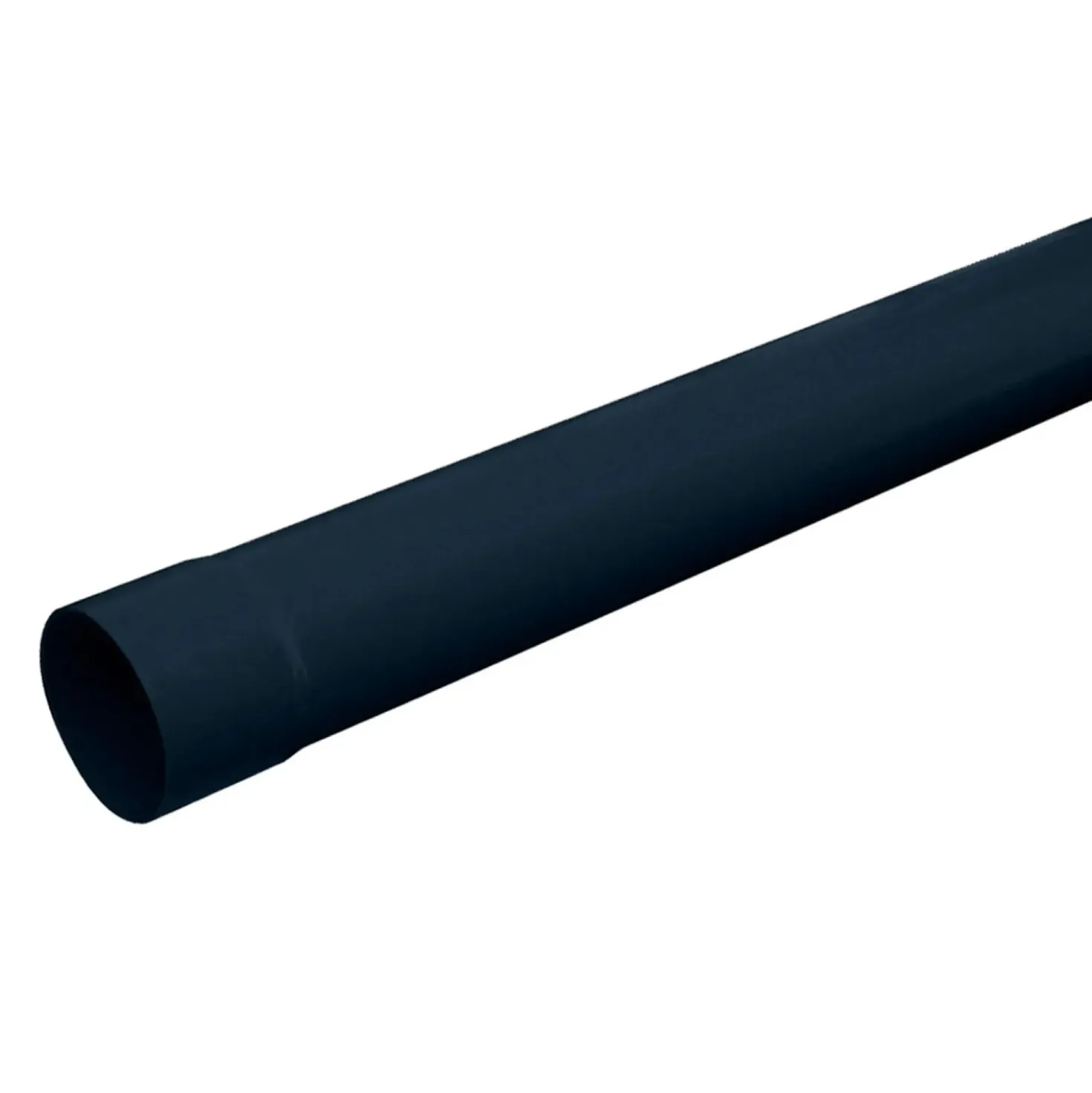 Tubo pluviale in PVC First Plast antracite Ø 80 mm - 2 m