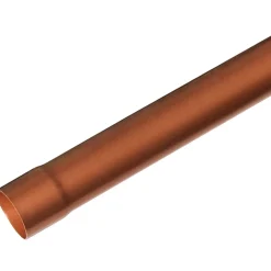 Tubo pluviale in PVC rame Ø 80 mm - 2 m