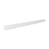 Tubo rigato in PVC medicale 100 cm bianco