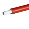 Tubo rivestito Multipex preisolato pe-xb 26x3 25 m rosso