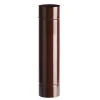 Tubo smaltato lineare porcellanato marrone L 50 cm Ø 10 cm