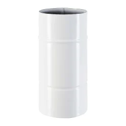 Tubo smaltato lineare porcellanato bianco L 25 cm Ø 12 cm
