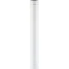 Tubo smaltato lineare porcellanato bianco L 100 cm Ø 10 cm
