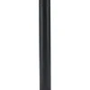 Tubo smaltato lineare porcellanato nero opaco L 100 cm Ø 10 cm