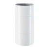 Tubo smaltato lineare porcellanato bianco L 25 cm Ø 10 cm