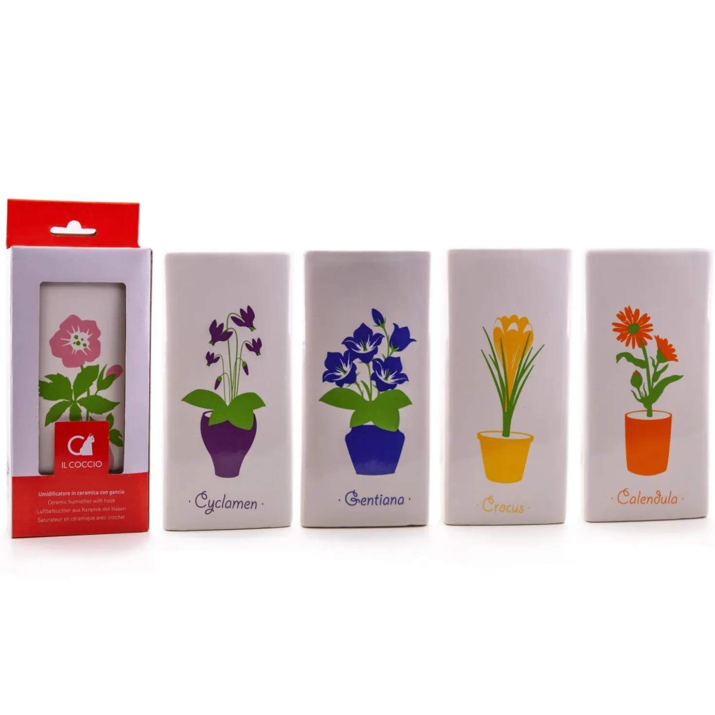 Umidificatore Winter Flowers colori assortiti