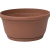 Unica Ciotola con sottovaso 25 cm in plastica