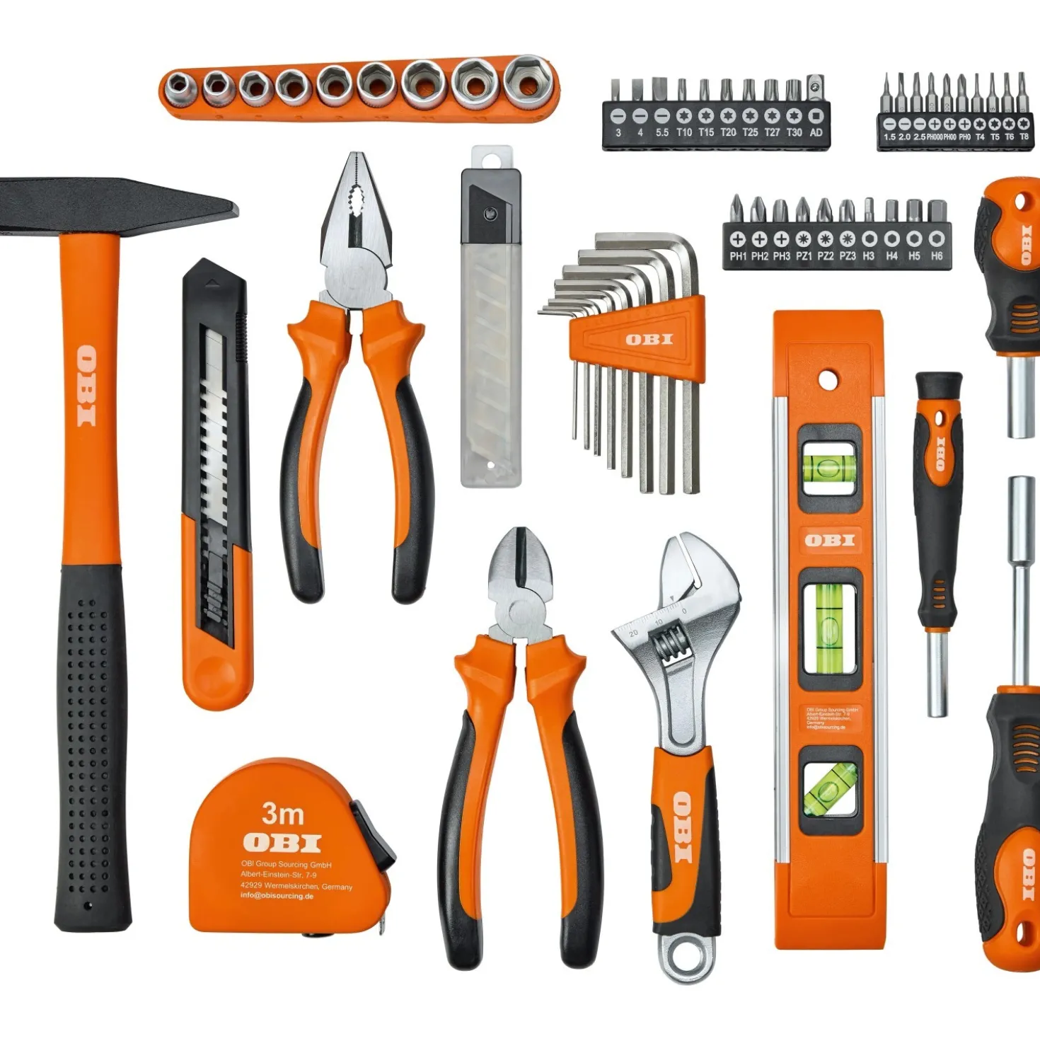 Valigetta porta attrezzi professionale completa 62 pz