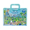 Valigetta Tutto Azzurro kit creativo con album e 100 stickers 3D puffy