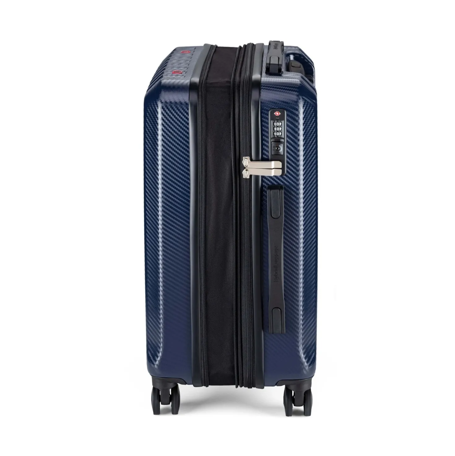 Valigia cabin size Hybrid Terra blu 40x20x55 cm
