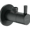 Valvola ad angolo cartuccia ceramica 1/2"-3/8" nero