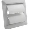Valvola di chiusura automatica colleg. tubi 165 x 165 mm Bianco / Ø 125 mm