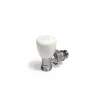 Valvola termostatica a squadra 1/2x16 multistrato cromo