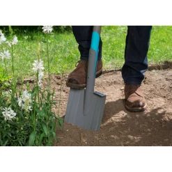 Vanga a punta Gardena NatureLine L 117 cm con manico in legno