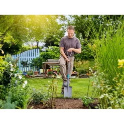 Vanga quadra Gardena NatureLine L 117 cm con manico in legno