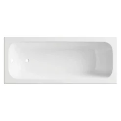 Vasca da bagno da incasso rettangolare Cabaiguán 180 cm bianco in acrilico