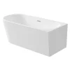 Vasca da bagno Limonar 170 cm destra angolare/freestanding bianco in acrilico