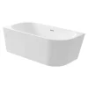 Vasca da bagno Limonar 150 cm sinistra angolare/freestanding bianco in acrilico