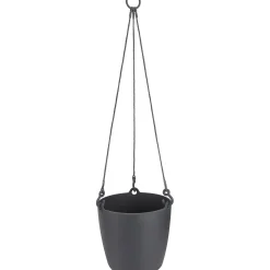 Vaso Brussels da appendere antracite 18 cm
