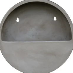 Vaso da appendere in Fiberstone 31x31x9 cm beige