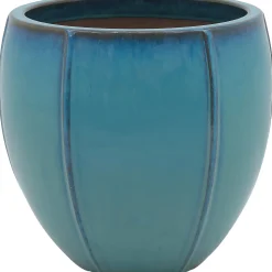 Vaso da esterno blu 43 x 40 cm