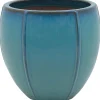 Vaso da esterno blu 24,5 x 23 cm