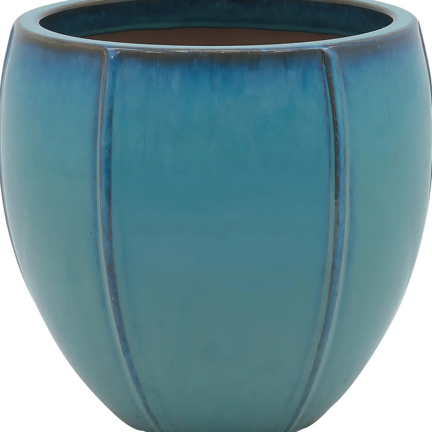 Vaso da esterno blu 33 x 31 cm
