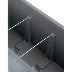 Vaso da fiori Deroma Divider Millennium 99 cm antracite