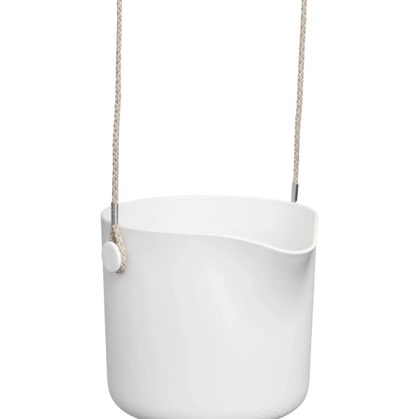 Vaso da interno fiori Elho B.Swing bianco Ø 18 cm